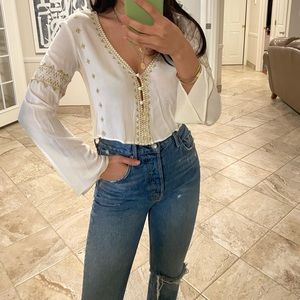 Forever 21 White Crop Top